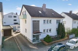 Haus kaufen in 76287 Rheinstetten, Vollvermietetes 3-Familienhaus mit Garten, 2 Garagen und 3 Balkonen in Rheinstetten-Forchheim