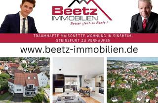 Wohnung kaufen in 74889 Sinsheim, Wird frei :Traumhafte Maisonette Wohnung in Sinsheim-Steinsfurt zu verkaufen