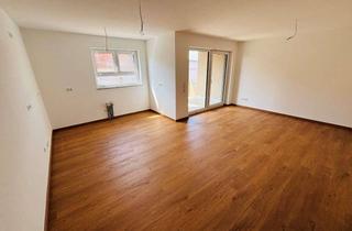 Wohnung mieten in Am Ziegelberg, 88524 Uttenweiler, QNG 40 Neubau- 2-Zimmer Wohnung im 1. OG mit Balkon und Aufzug in Uttenweiler