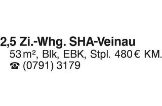 Wohnung mieten in 74523 Schwäbisch Hall, 2,5 Zi.-Whg.