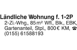 Wohnung mieten in 74564 Crailsheim, Ländliche Wohnung f. 1-2P