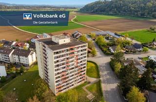Wohnung kaufen in 78239 Rielasingen-Worblingen, *** Wohnen mit Weitblick – Gepflegte 2-Zimmer-Wohnung mit Aufzug in Rielasingen! ***
