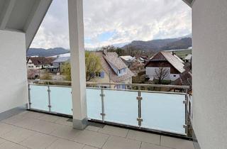 Wohnung kaufen in 79299 Wittnau, Wittnau - Dachgeschosswohnung mit 4 - Zimmern und Loggia - Hohe Decken mit wunderschöner Aussicht