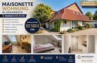 Wohnung kaufen in 49082 Osnabrück, Osnabrück - Top Maisonette Wohnung Top Lage Top Rendite