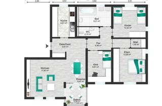 Wohnung kaufen in 73447 Oberkochen, ****Große 4,5-Zimmer-Wohnung mit Balkon und Garage****