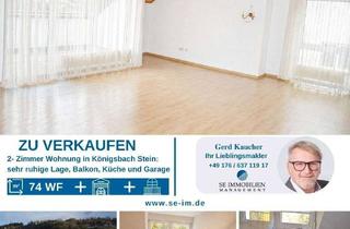 Wohnung kaufen in 75203 Königsbach-Stein, Schöne Wohnung in Aussichtslage mit Balkon und Garage zu verkaufen *Poeten wohnen im Dachgeschoß!*