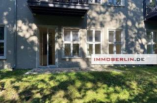 Wohnung kaufen in 12487 Johannisthal, IMMOBERLIN.DE - Exzellente Altbauwohnung mit ruhiger Südwestterrasse an der Königsheide