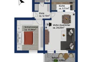 Wohnung kaufen in Katharina-Eberhardt-Straße 8-10, 85540 Haar, Helle 2-Zimmer Wohnung mit Balkon in Haar, *PROVISIONSFREI*