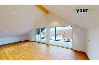 Wohnung mieten in 86871 Rammingen, Erstbezug: Hochwertige 4-Zimmer-Dachgeschosswohnung mit Loggia
