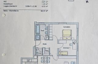 Wohnung mieten in Gambrinushof, 89077 Weststadt, Helle 3,5-Zimmer Wohnung im 3. OG mit Balkon in Ulm-Weststadt