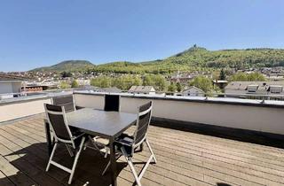 Penthouse mieten in 76855 Annweiler, Exklusives, vollmöbliertes 2-ZKB Penthouse mit Terrasse und Trifelsblick