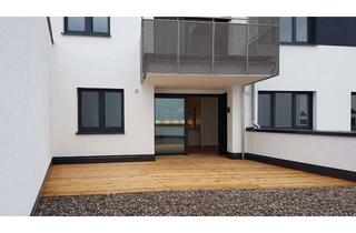 Wohnung mieten in In Den Bahngärten 14, 67574 Osthofen, exclusive Dreizimmerwohnung mit großer Süd-Dachterrasse und Aufzug