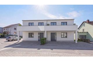 Haus kaufen in 93077 Bad Abbach, KfW-55 Neubau-DHH mit Einliegerwohnung, PV & 3 Stellplätzen – nahe Regensburg