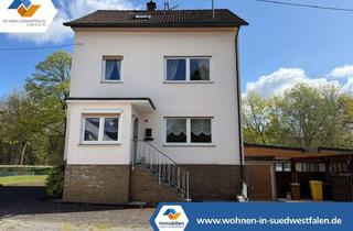 Einfamilienhaus kaufen in 57223 Kreuztal, Gepflegtes Einfamilienhaus mit Charme und Raum für eigene Wohnideen!
