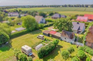 Anlageobjekt in 17089 Gültz, Naturgenuss: EFH inkl. Werkstatt mit großem Gartengrundstück in Feldrandlage