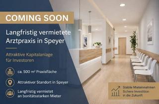 Praxen kaufen in 67134 Birkenheide, Coming Soon: Langfristig vermietete Arztpraxis in Speyer – attraktive Kapitalanlage