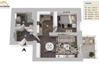 Wohnung mieten in 38368 Mariental, zwei Zimmer Wohnung mit Balkon in Mariental EBK kann übernommen werden
