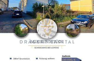 Grundstück zu kaufen in 04435 Schkeuditz, Baugrundstück mit Planung für Mehrfamilienhaus für 900m² Wohnfläche oder Stadtvilla