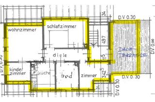 Wohnung mieten in Grünenbergstraße, 73066 Uhingen, Großzügige 4-Zimmer Wohnung im 1 OG mit Dachterrasse in Uhingen