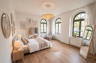 Wohnung kaufen in 08371 Glauchau, Glauchau - DESIGN-JUWEL im Denkmal: 2 Raum, EBK & 6,5% Rendite! 0% Prov.