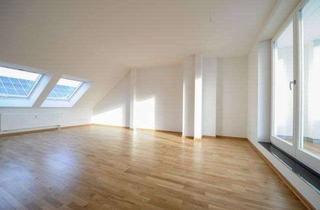 Wohnung kaufen in Elisabethstraße 32, 04315 Volkmarsdorf, Ganz oben! ETW im Dachgeschoss + Parkett + Lift + Wanne & Dusche + 13 m² Dachloggia + große Küche