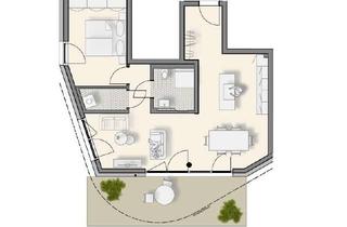 Wohnung kaufen in Linsenbergstraße, 74189 Weinsberg, 2-Zi. Erdgeschoss Wohnung | Neubautraum - 4living Weinsberg