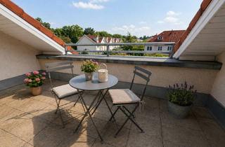 Wohnung kaufen in Igelweg 1e, 14552 Michendorf, Charmante Dachgeschosswohnung mit sonnigem Balkon, EBK und Stellplatz in Michendorf