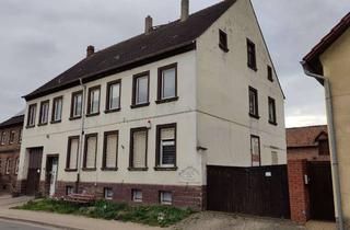Haus kaufen in 39393 Ausleben, DREISEITENHOF / Gr. Zweifamilienhaus nebst ehem. Viehstall in 39393 Ausleben OT Warsleben / Börde