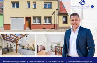 Haus kaufen in 39240 Calbe, Wohnen mit Gefühl! Modernisiertes Haus mit Innenhof und viel Raum!