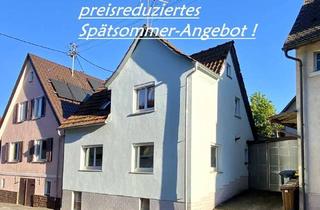 Einfamilienhaus kaufen in 71546 Aspach, *** kleines, aber sehr feines Einfamilienhaus mit Gärtchen ... und PKW-Stellplatz ! ***