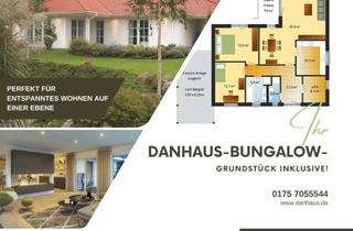 Haus kaufen in 55494 Rheinböllen, Exklusiver Bungalow mit Bauland – Wohnkomfort auf einer Ebene!