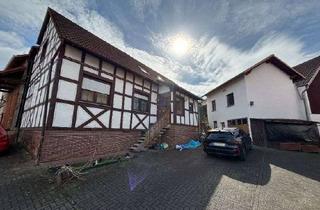 Haus kaufen in 35117 Münchhausen, Niederasphe: Haus im Ensembleschutz mit Werkstatt, Garage & Entwicklungschancen