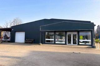Gewerbeimmobilie kaufen in 66287 Quierschied, Multifunktionale Gewerbeimmobilie mit Verkaufsfläche, Lagerhalle und Freifläche