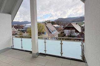 Wohnung kaufen in 79299 Wittnau, Dachgeschosswohnung mit 4 - Zimmern und Loggia – Hohe Decken mit wunderschöner Aussicht