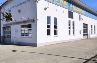 Gewerbeimmobilie mieten in Max-Hilsenbeck-Straße, 89134 Blaustein, 360 m² Gewerbefläche im Industriegebiet – ausgestattet mit Lackierkabine & Werkstatttechnik