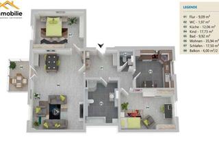 Wohnung mieten in 38368 Mariental, großzügige Erdgeschosswohnung 3 Zimmer 107 m² mit Einbauküche