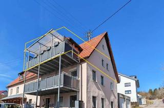 Wohnung kaufen in 72525 Münsingen, 4-Zi-DG-Wohnung mit Balkon und Garage in Mün.-Böttingen.