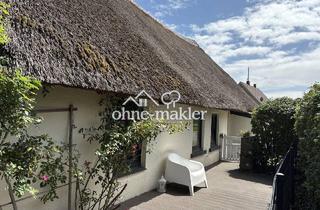 Haus kaufen in 27639 Wurster Nordseeküste, Barrierefreies Reetdachhaus in Meeresnähe mit Kamin