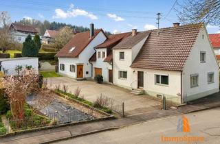 Haus kaufen in 89368 Winterbach, IMMOSPACE *** Cleveres Wohnpaket: Sofort-Bezug, Ausbauhaus zur Vermietung & Baulandreserve ***