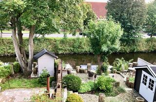 Haus kaufen in Holmertorstraße, 25840 Friedrichstadt, Traumhaftes Grachtenhaus in direkter Wasserlage mit privatem Steg