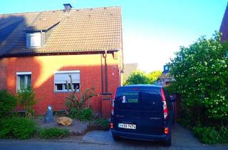 Grundstück zu kaufen in Bückersdyk, 47918 Tönisvorst, BRAVOUR IMMOBILIEN: Grundstück mit Doppelhaushälfte im Bestand, über 609 m² für Kreative. Ab sofort