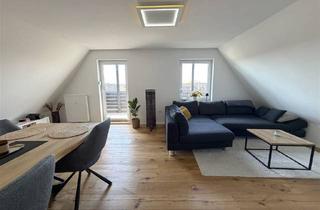 Wohnung kaufen in 90559 Burgthann, Top geschnittene 2-Zimmer-Dachgeschosswohnung mit Balkon in Burgthann-Mimberg