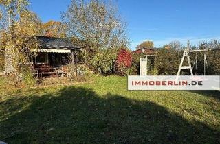 Haus kaufen in 16515 Oranienburg, IMMOBERLIN.DE - Hübscher Gartenbungalow auf Eigenland in Tiergartensiedlung Oranienburg
