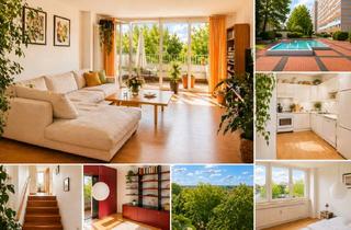 Wohnung kaufen in Frankfurter Str. 88, 63110 Rodgau, Rodgau - Provisionsfrei* Sonnige Maisonette mit Balkon, Garage & Grünblick in Rodgau