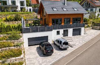 Haus kaufen in 71579 Spiegelberg, Spiegelberg - Modernes Massivholzhaus mit Panorama-Blick, Garten & Doppelgarage