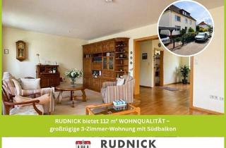 Wohnung kaufen in 31515 Wunstorf, Wunstorf - RUDNICK bietet 112 m² WOHNQUALITÄT - großzügige 3-Zimmer-Wohnung mit Südbalkon