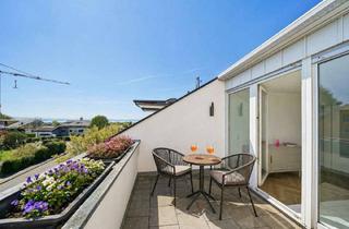 Wohnung kaufen in 88048 Friedrichshafen, Dachgeschosstraum mit Fischgrät und See und Bergsicht!