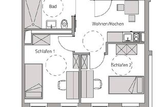 Wohnung kaufen in 97076 Grombühl, Helles 2-Zimmer-Appartment in Grombühl