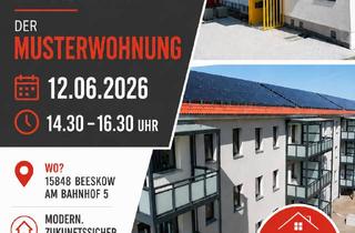 Wohnung mieten in Am Bahnhof, 15848 Beeskow, Beeskow -Komplett sanierte 3-Zimmer-Wohnung