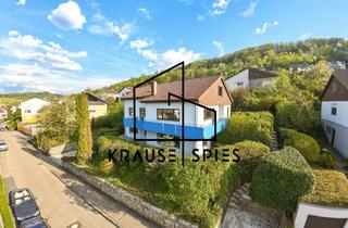 Haus kaufen in 74653 Ingelfingen, Provisionsfreies Haus mit Einliegerwohnung, ausgebautem Dachgeschoss, Balkon, Garage und Weitblick